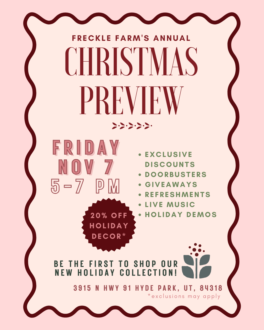 Christmas Preview 2025 RSVP