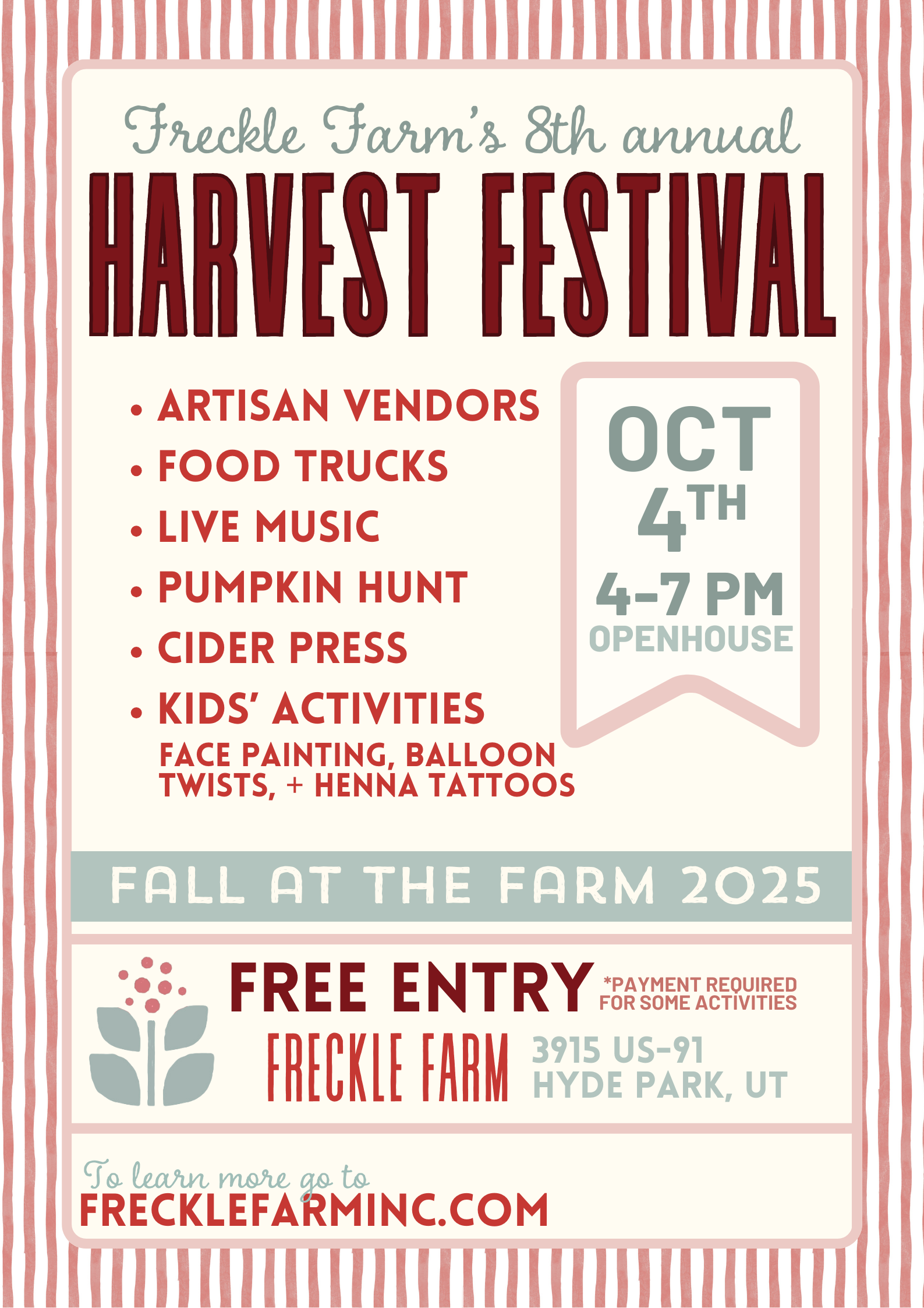 Harvest Festival 2025