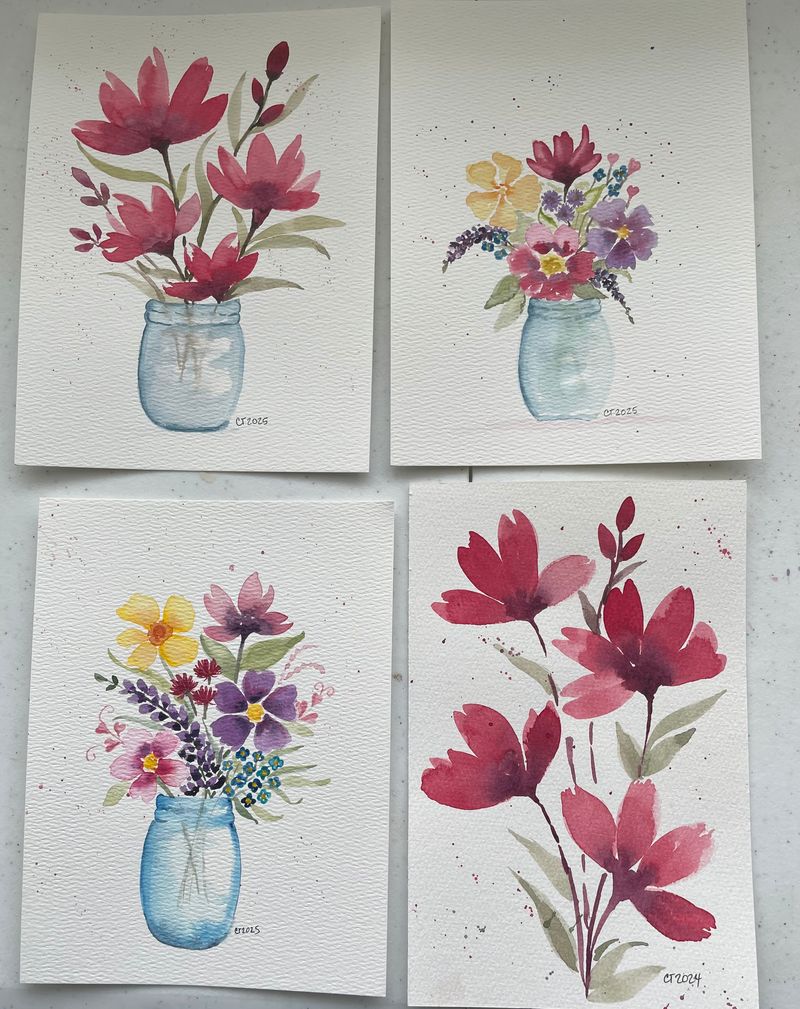 Love In Bloom: A Floral Watercolor Workshop - Saturday February 15th 11:00 - 1:00 PM