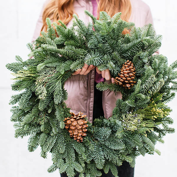 Mixed Noble Wreath-24 inch