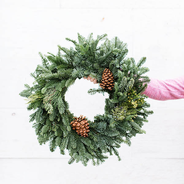 Mixed Noble Wreath-20 inch